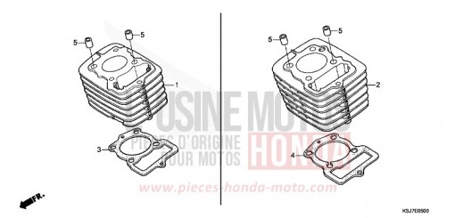 CYLINDRE CRF100FC de 2012